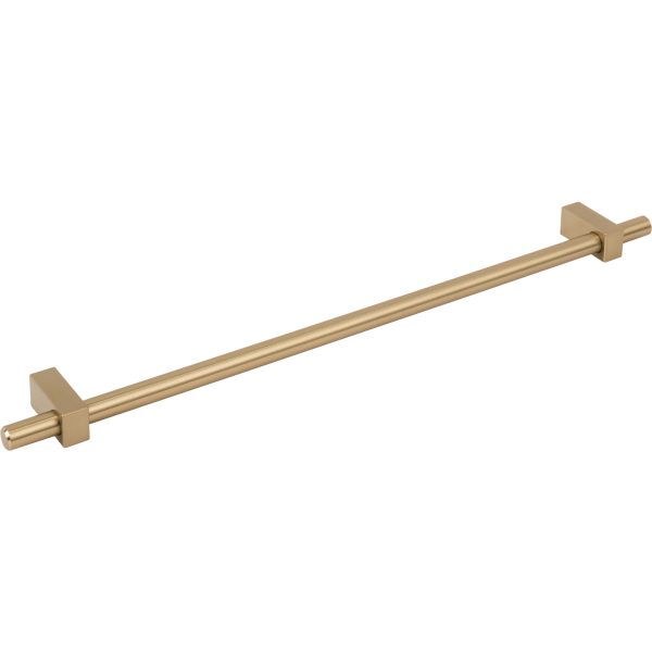 305 mm Center-to-Center Satin Bronze Larkin Cabinet Bar Pull - Image 4
