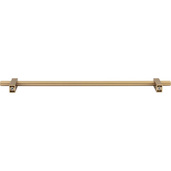 305 mm Center-to-Center Satin Bronze Larkin Cabinet Bar Pull - Image 5