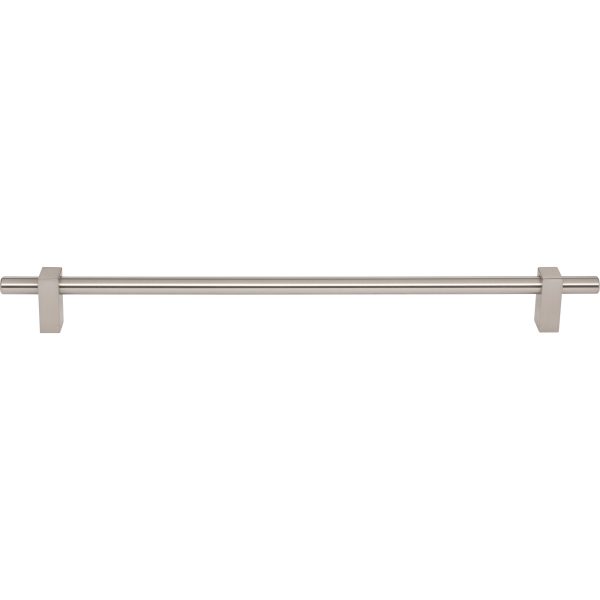 305 mm Center-to-Center Satin Nickel Larkin Cabinet Bar Pull - Image 3