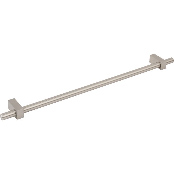 305 mm Center-to-Center Satin Nickel Larkin Cabinet Bar Pull - Image 4