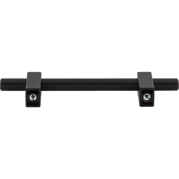 96 mm Center-to-Center Matte Black Larkin Cabinet Bar Pull - Image 5