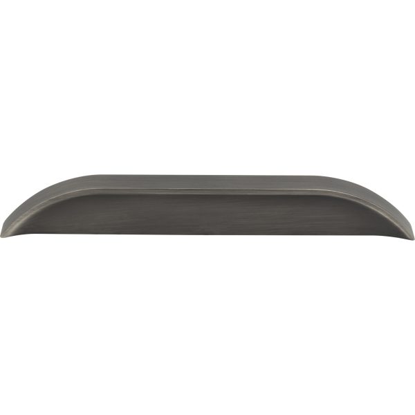 128 mm / 160 mm Center-to-Center Brushed Pewter Elara Cabinet Pinch Pull - Image 3