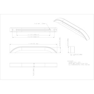 Elara Cabinet Pull – 128 mm in Satin Nickel