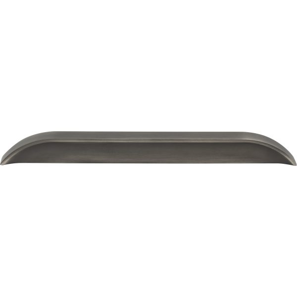 192 mm / 224 mm  Center-to-Center Brushed Pewter Elara Cabinet Pinch Pull - Image 3