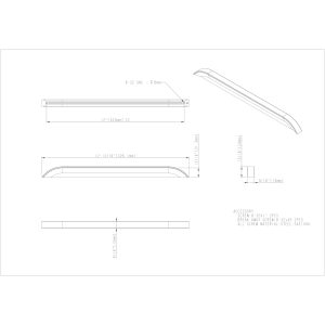 Elara Cabinet Pull (484) in Satin Nickel