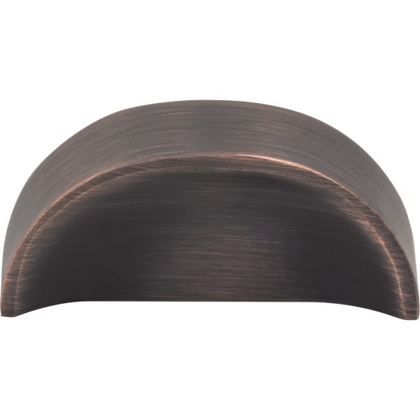 32 mm Center-to-Center Brushed Oil Rubbed Bronze Elara Cabinet Pinch Pull - Image 3
