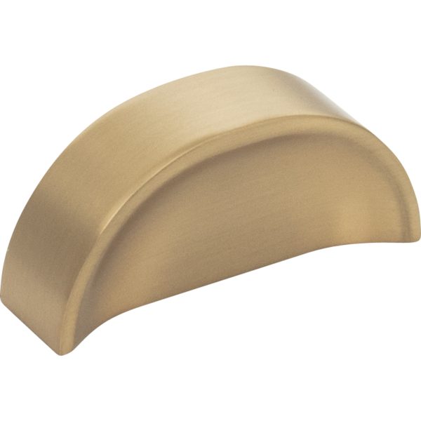 32 mm Center-to-Center Satin Bronze Elara Cabinet Pinch Pull