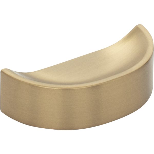 32 mm Center-to-Center Satin Bronze Elara Cabinet Pinch Pull - Image 4