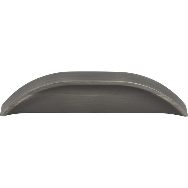 3" / 96 mm Center-to-Center Brushed Pewter Elara Cabinet Pinch Pull - Image 3