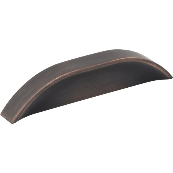 3" / 96 mm Center-to-Center Brushed Oil Rubbed Bronze Elara Cabinet Pinch Pull
