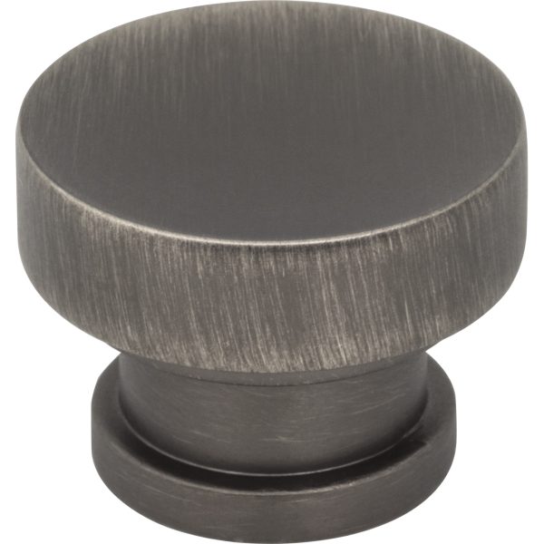 1-1/4" Diameter Brushed Pewter Elara Cabinet Knob