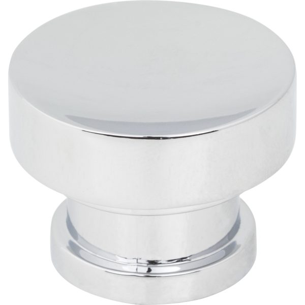 1-1/4" Diameter Polished Chrome Elara Cabinet Knob