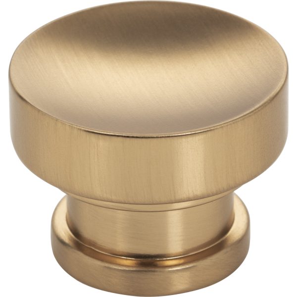 1-1/4" Diameter Satin Bronze Elara Cabinet Knob