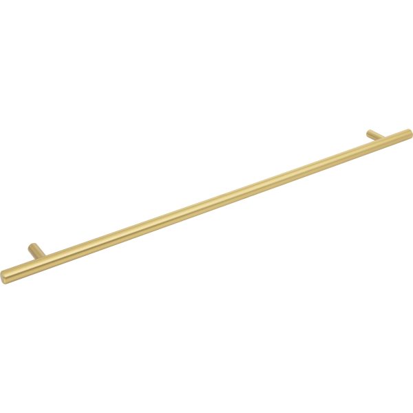 416 mm Center-to-Center Brushed Gold Naples Cabinet Bar Pull - Image 4