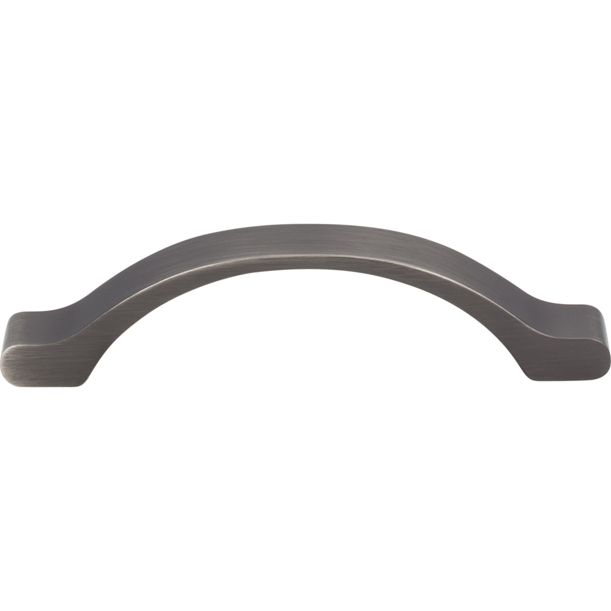 96 mm Center-to-Center Brushed Pewter Arched Seaver Cabinet Pull - Image 3