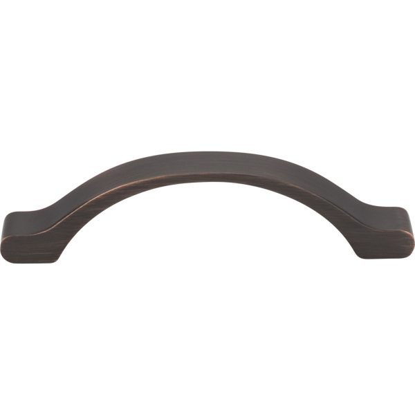 96 mm Center-to-Center Brushed Oil Rubbed Bronze Arched Seaver Cabinet Pull - Image 3