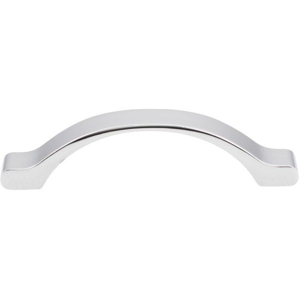 96 mm Center-to-Center Polished Chrome Arched Seaver Cabinet Pull - Image 3