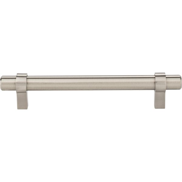 128 mm Center-to-Center Satin Nickel Key Grande Cabinet Bar Pull - Image 3