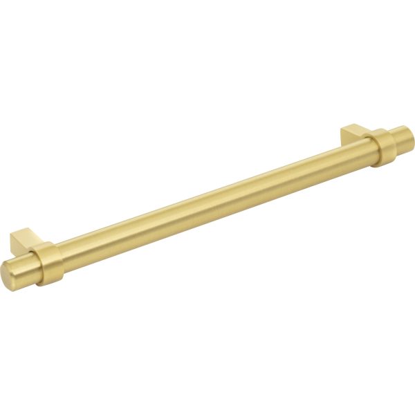 192 mm Center-to-Center Brushed Gold Key Grande Cabinet Bar Pull - Image 4