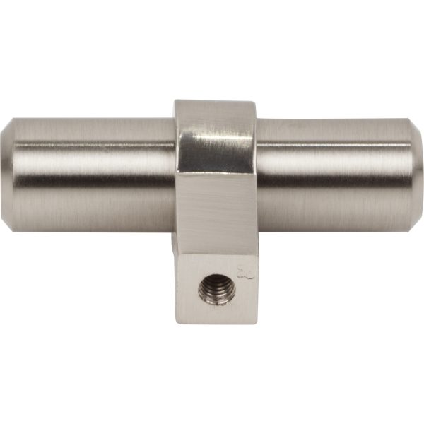 2" Overall Length Satin Nickel Key Grande Cabinet "T" Knob - Image 6