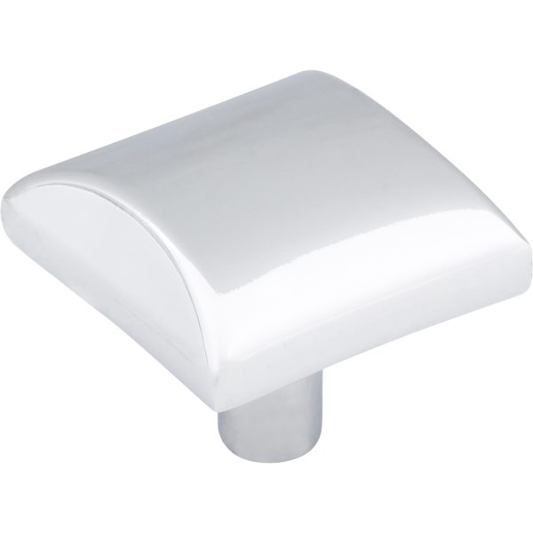 1-1/8" Overall Length Polished Chrome Square Glendale Cabinet Knob