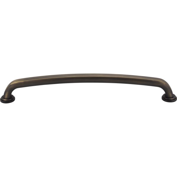 12" Center-to-Center Antique Brushed Satin Brass Bremen 1 Appliance Handle - Image 3