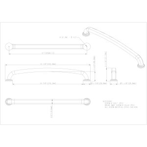 Bremen 1 Appliance Pull in Satin Nickel