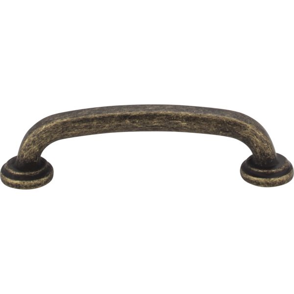 96 mm Center-to-Center Distressed Antique Brass Bremen 1 Cabinet Pull - Image 3