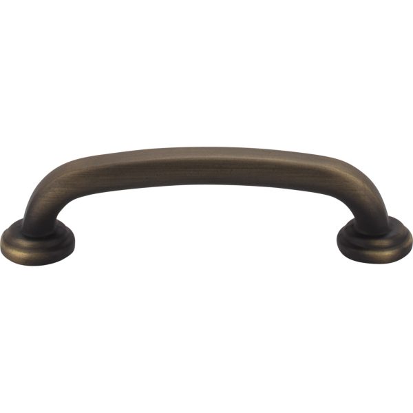 96 mm Center-to-Center Antique Brushed Satin Brass Bremen 1 Cabinet Pull - Image 3