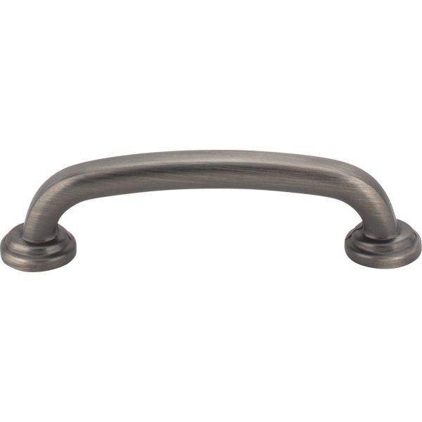 96 mm Center-to-Center Brushed Pewter Bremen 1 Cabinet Pull - Image 3