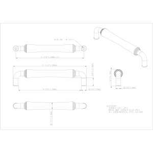 Bremen 2 Cabinet Pull in Satin Nickel
