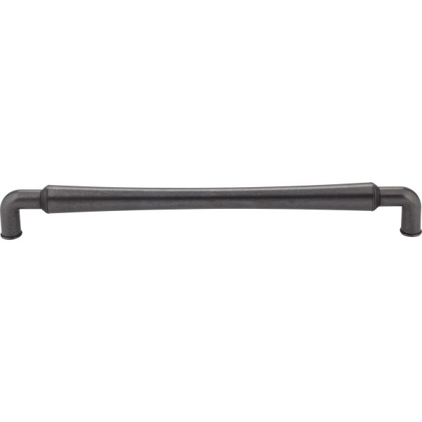 12" Center-to-Center Gun Metal Barrel Bremen 2 Appliance Handle - Image 3