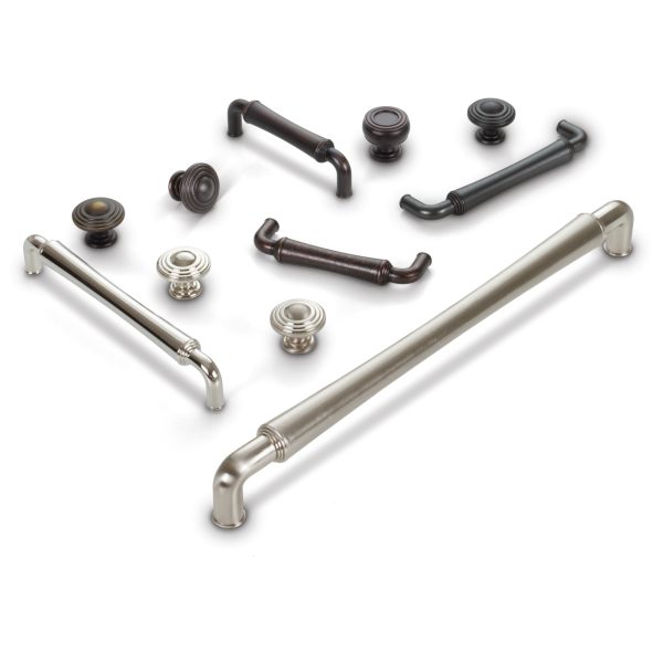12" Center-to-Center Satin Nickel Barrel Bremen 2 Appliance Handle - Image 5