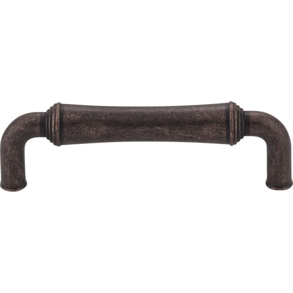 96 mm Center-to-Center Distressed Oil Rubbed Bronze Barrel Bremen 2 Cabinet Pull - Image 3