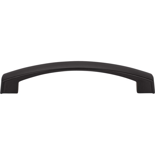 128 mm Center-to-Center Matte Black Square Merrick Cabinet Pull - Image 3