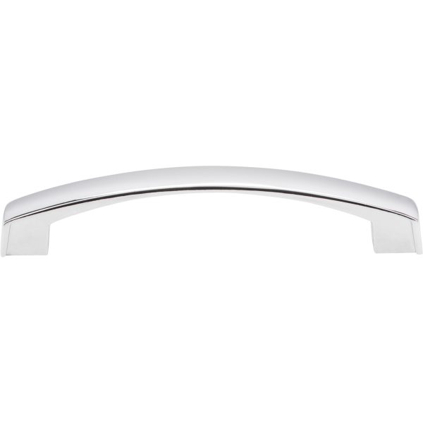 128 mm Center-to-Center Polished Chrome Square Merrick Cabinet Pull - Image 3