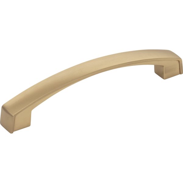 128 mm Center-to-Center Satin Bronze Square Merrick Cabinet Pull