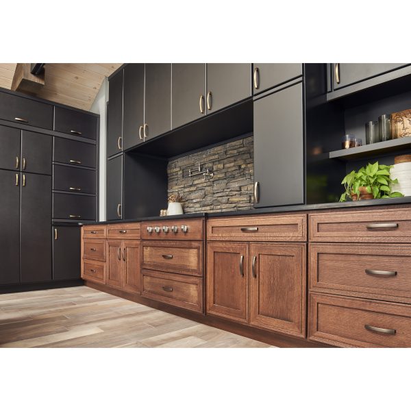 320 mm Center-to-Center Satin Bronze Merrick Cabinet Pull - Image 5