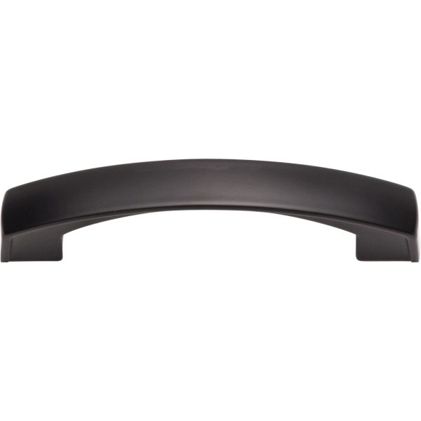 96 mm Center-to-Center Matte Black Merrick Cabinet Pull - Image 4