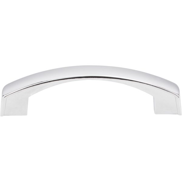 96 mm Center-to-Center Polished Chrome Merrick Cabinet Pull - Image 3