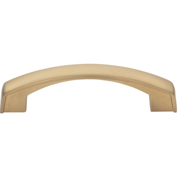 96 mm Center-to-Center Satin Bronze Merrick Cabinet Pull - Image 3