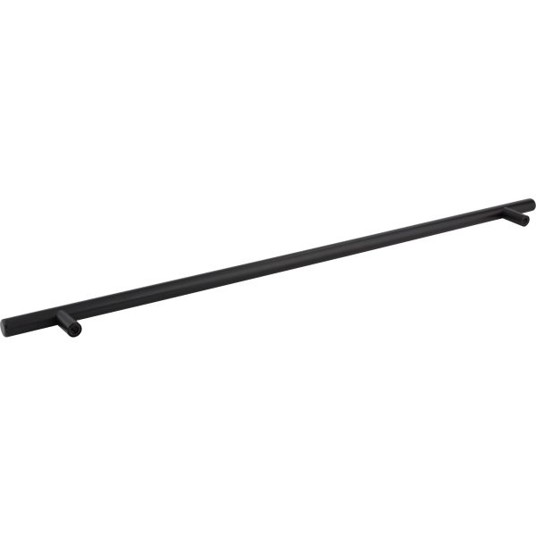 480 mm Center-to-Center Hollow Matte Black Stainless Steel Naples Cabinet Bar Pull - Image 4