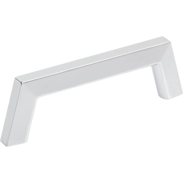 96 mm Center-to-Center Polished Chrome Ivan Cabinet Pull