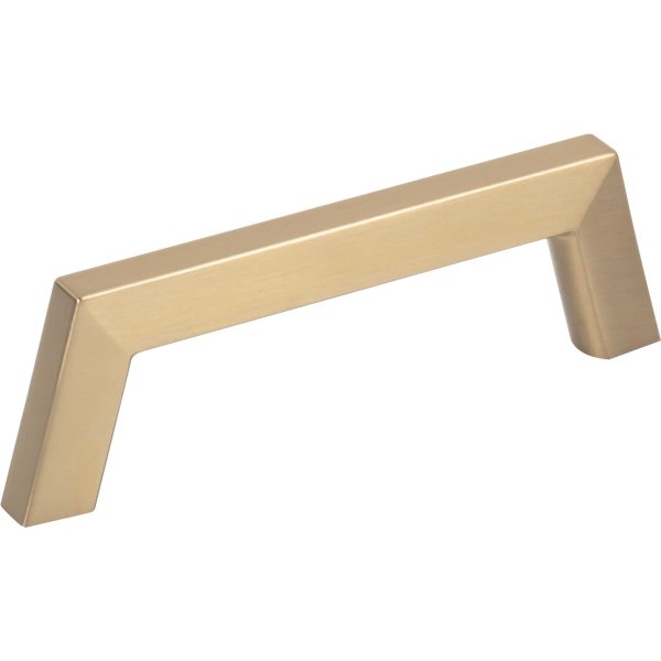 96 mm Center-to-Center Satin Bronze Ivan Cabinet Pull