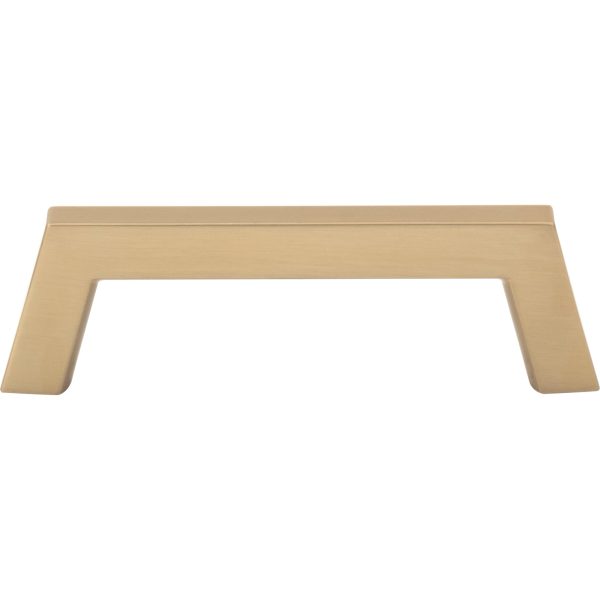 96 mm Center-to-Center Satin Bronze Ivan Cabinet Pull - Image 3