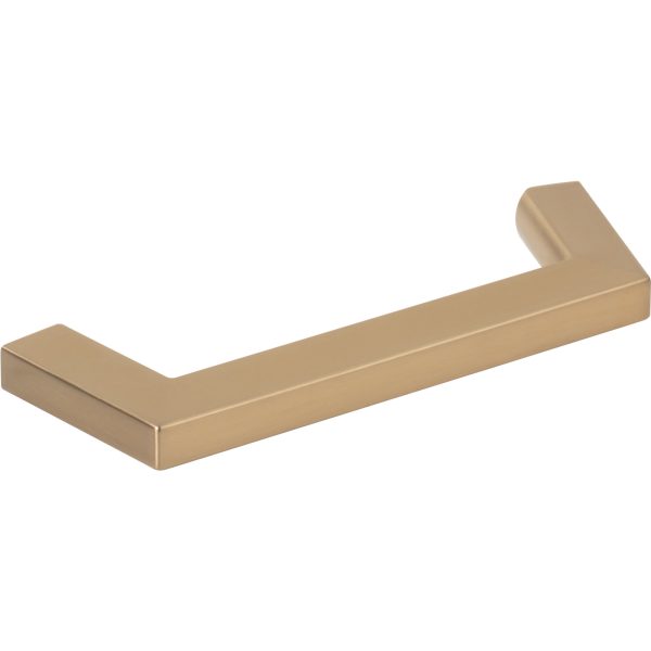 96 mm Center-to-Center Satin Bronze Ivan Cabinet Pull - Image 4