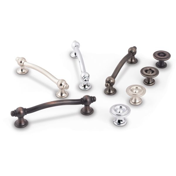 96 mm Center-to-Center Brushed Pewter Syracuse Cabinet Bar Pull - Image 5