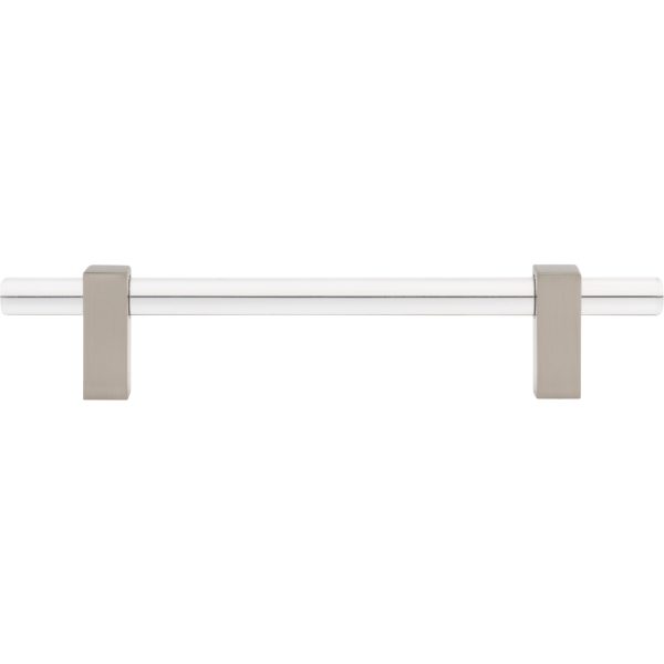 128 mm Center-to-Center Satin Nickel Spencer Cabinet Bar Pull - Image 6