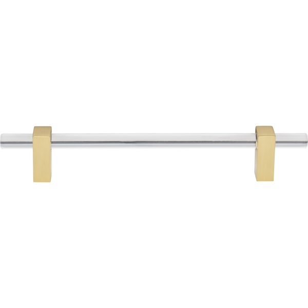 160 mm Center-to-Center Brushed Gold Spencer Cabinet Bar Pull - Image 3