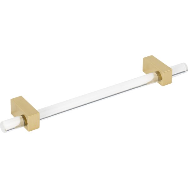 160 mm Center-to-Center Brushed Gold Spencer Cabinet Bar Pull - Image 4